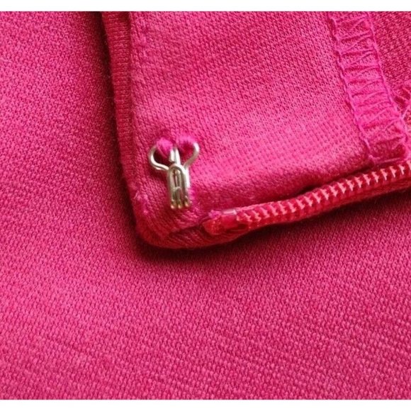 The Limited Skirt Womens 2 Knit Slit Side Zip Pink Stretch - Picture 10 of 12